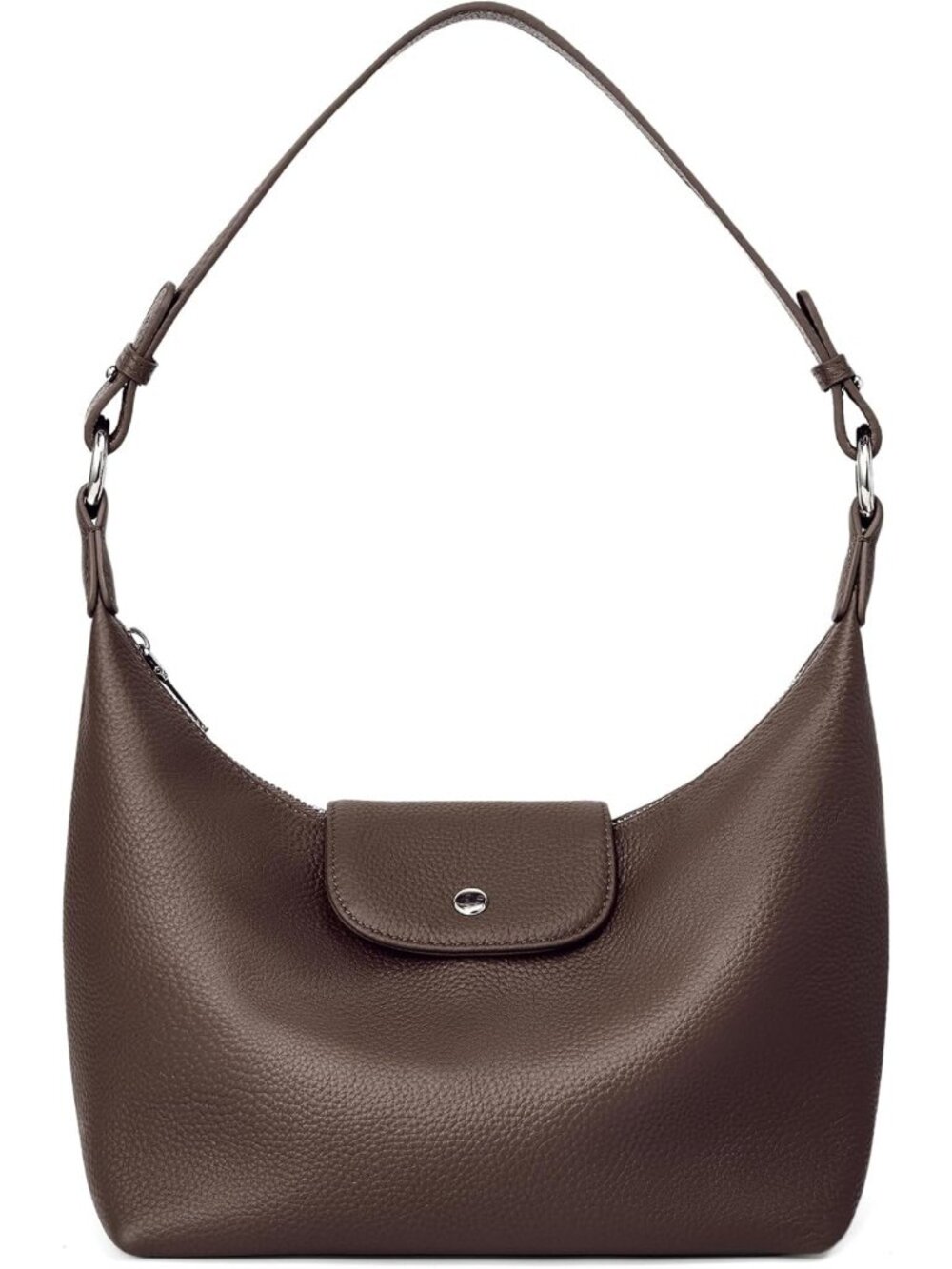 Stylish Genuine Leather Hobo Purse for Women - Small Shoulder Crossbody Bag